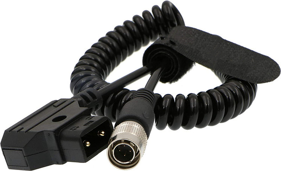 D-Tap To Hirose 4 Pin Male Plug كابل طاقة الكاميرا لأجهزة الصوت 688 633 زوم F8