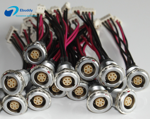 Lemo B Serials مخصص كابلات التيار الكهربائي EGG 0B 1B 2B 6 دبوس إلى نوع موليكس