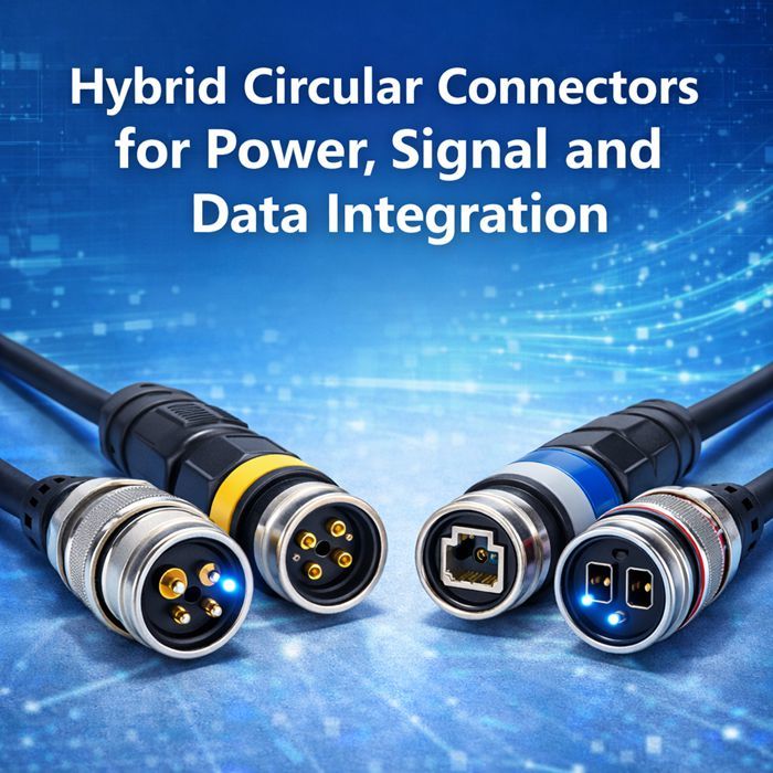أحدث مدونات الشركة حول Hybrid Circular Connectors for Power, Signal and Data Integration in Modern Systems