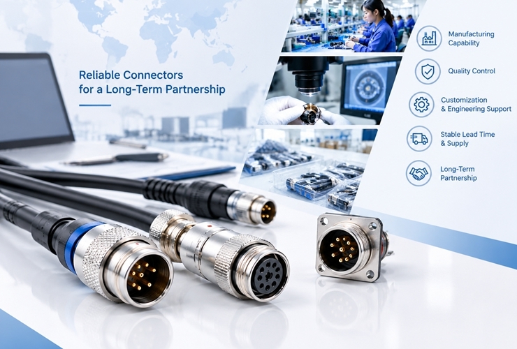 أحدث مدونات الشركة حول How to Evaluate a Circular Connector Manufacturer for Long-Term Supply?
