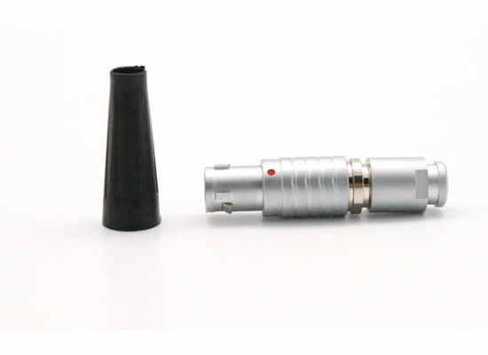 شراء FGB.1B.304 موصلات كبل Lemo 4pin Keying B 60degree ذكر المقابس مع دبابيس أنثى online manufacture