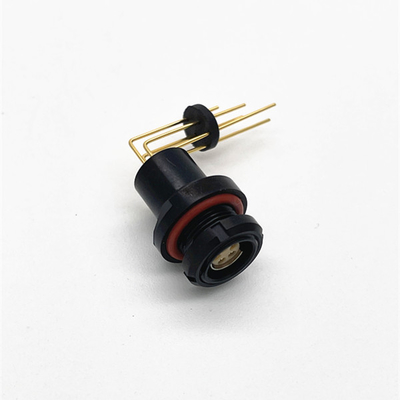 شراء 5pin فيشر موصل الزاوية اليمنى المثبت الخلفي مع اتصالات ثنائي الفينيل متعدد الكلور online manufacture