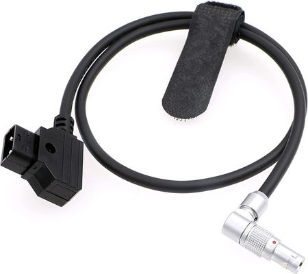 جودة  Zacuto Kameleon EVF Camera Power Cable Rotatable Lemo Right Angle 4 Pin Male To Reverse D-Tap مصنع