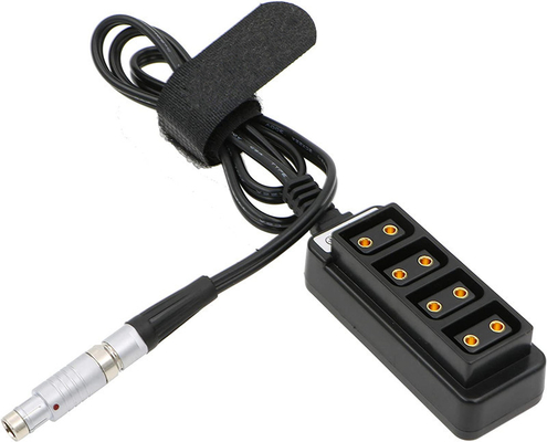 شراء فيشر الذكور 3 دبوس RS إلى 4 منفذ D النقرة إمرأة محور محول كابل تقسيم للكاميرات ARRI online manufacture