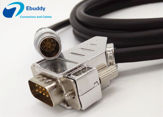 شراء ليمو 8pin إلى db9 مخصصة كابلات الطاقة ليمو FGG.1B.308 الذكور كابل ل توككون مجموع محطة التصنيع عبر الإنترنت