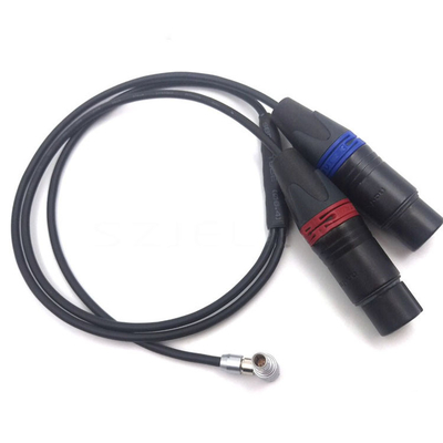 شراء Arri Alexa Mini Audio Cable Lemo Right Angle 00B 5pin To Female 2 * XLR 3 Pin كابل online manufacture
