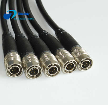 شراء 6 دبوس ذكر USB كاميرا كبل CCD كاميرا نوع التيار الكهربائي HR10A-7P-6P التصنيع عبر الإنترنت
