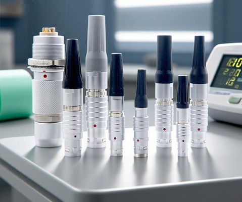 شراء Lemo compatible B series Circula Self Lock Push Pull Connector for Test and Measurement Deivces online manufacture