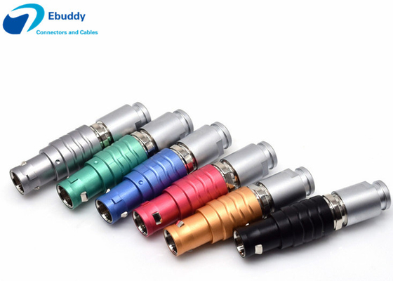 شراء موصلات سلسلة Lemo B ذات اللون المخصص FGG G Key 1B 8 Pin Male Plug FGG.1B.308 online manufacture