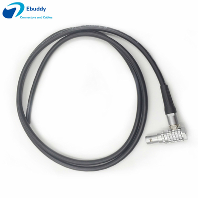 2 Pin Elbow Lemo Male To Flying Leads 1M (39 Inch) Connector