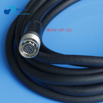 12 دبوس كابل اتصال الكاميرا الطائر ل CCD كاميرا امدادات الطاقة HR10A-10P-12S